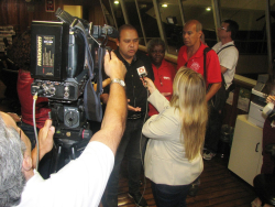Vagner Freitas, com a presidenta da CUT Maranh