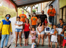 CUT/MG, Sindipetro e Sintect realizam em Ibirité mais um ato de solidariedade
