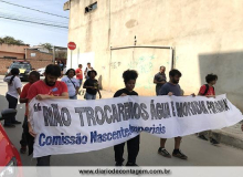 Manifestantes organizam protesto contra o “rodominério” de Romeu Zema