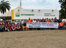 Petroleiras e petroleiros mobilizados na Regap dão exemplo de luta e resistência