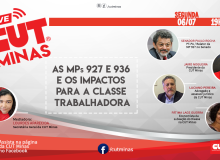 Live da CUT Minas: “As MPs 927 e 936 e os Impactos para a Classe Trabalhadora”