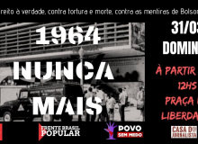 Ato em Belo Horizonte de repúdio ao Golpe Militar de 1964