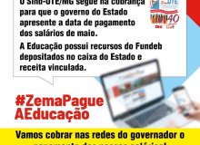 Governo do Estado não apresenta perspectiva de pagamento dos salários de maio