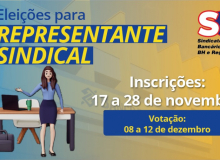 As Inscrições de Representantes Sindicais de Base do BB em BH e região vão ate 28/11