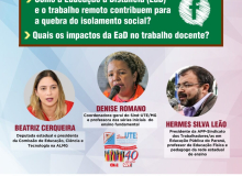 Sind-UTE debate trabalho remoto, proposta de EaD e consequências para rede estadual