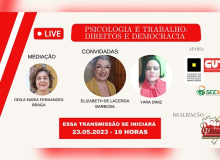 Live Psicologia e Trabalho: Direitos e Democracia