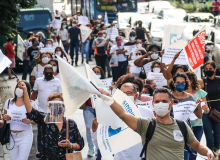 Enfermagem vai às ruas de Belo Horizonte pelo piso salarial e as 30 horas semanais