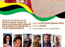 Secretaria de Combate ao Racismo da CUT/MG realiza Roda de Debate online