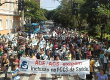 Agentes municipais de saúde entram em greve por tempo indeterminado