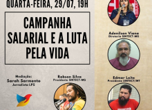 Facebook  Sintect/MG Live: Campanha Salarial e a Luta pela vida