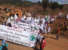 MST ocupa a Samarco em Mariana no aniversário dos seis anos do crime socioambiental