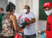 CUT/MG, LPS, sindicatos e Beatriz Cerqueira realizam ação no bairro Concórdia