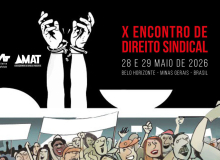 BH recebe o X Encontro Nacional de Direito Sindical nos dias 28 e 29 de maio