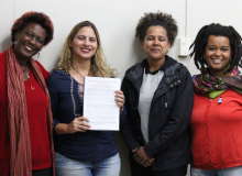 CUT/MG recebe relatório do Encontro Estadual de Mulheres Negras