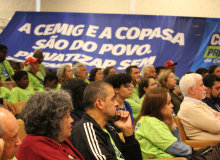 Seminário Popular contra a Privatização da Cemig e Copasa reúne sindicalistas