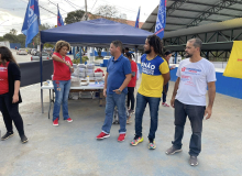 Ato em repúdio ao corte nos salários de educadoras e educadores de Rio Acima