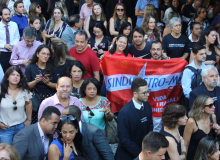 Ato une centrais e entidades do Judiciário em defesa da Justiça do Trabalho