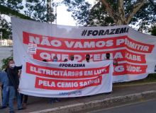 Eletricitárias e eletricitários realizam atos em defesa da Cemig Saúde