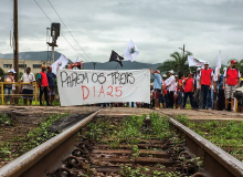 Atingidos conquistam paralisação do trem da Vale no dia 25 de janeiro