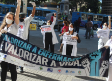 Profissionais da enfermagem mortos pelo Covid-19 são homenageados em BH