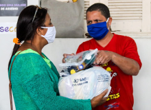 CUT/MG, LPS e Beatriz Cerqueira realizam ação de solidariedade no bairro Concórdia