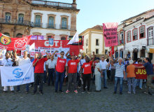 Dia Mundial da Água é dia de luta contra a Saneouro e a privatização do saneamento - Fotos Rogério Hilário