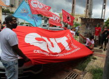 Carreata pela Vida em Belo Horizonte,  Fora Bolsonaro, Impeachment Já, Vacina Já, não ao retorno das aulas presenciais