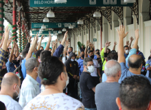 Metroviárias e metroviários suspendem de BH suspendem greve, mas podem paralisar novamente as atividades - Fotos  Rogério Hilário