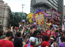 Dia Internacional de Lutas das Mulheres histórico em Belo Horizonte - 2020 - Fotos Rogério Hilário