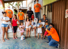 CUT/MG, Sindipetro e Sintect realizam em Ibirité mais um ato de solidariedade - Fotos Robson Silva