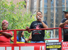 Servidoras e servidores públicos protestam em frente à ALMG contra reforma e reajuste de salário de Zema - Fotos Rogério Hilário