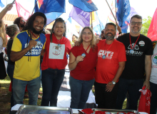 Entrega de medalhas da Frente Mineira de Defesa do Serviço Público em Ouro Preto - Fotos Rogério Hilário