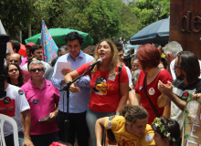 Aulão da Democracia Rumo à Virada, em Belo Horizonte - Fotos Rogério Hilário